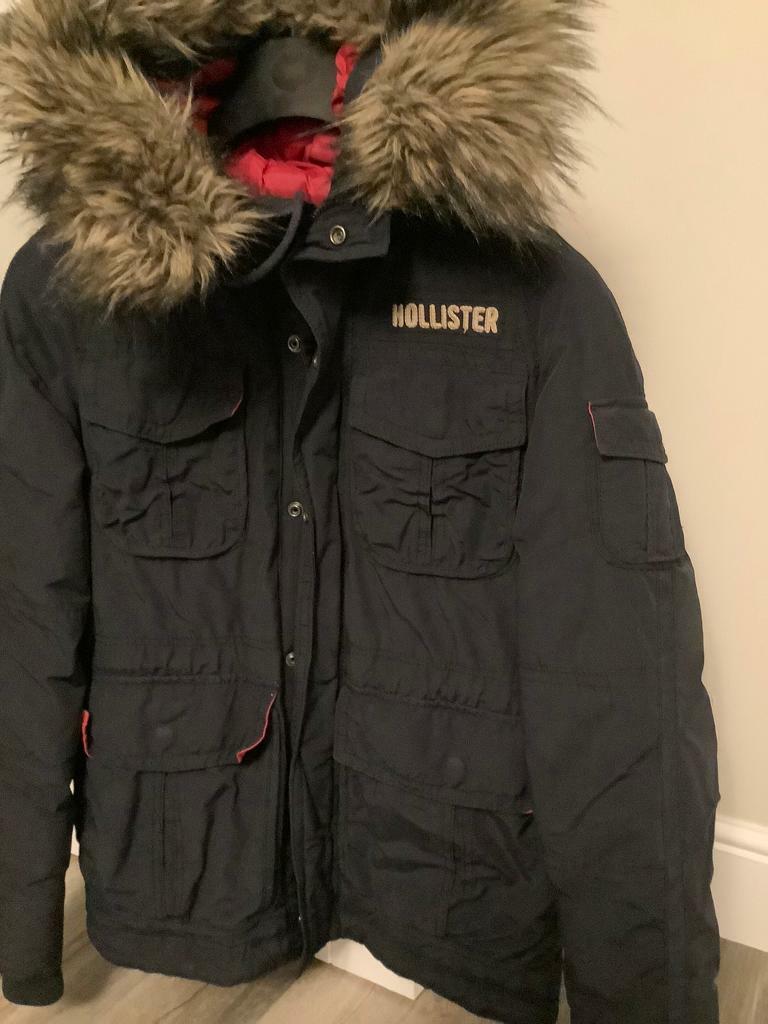 hollister parka coat